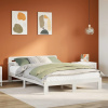 vidaXL Posteľ bez matraca biela 120x190 cm masívna borovica - Biela - 154793-209644