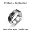 Inteligentný krúžok - prsteň na meranie teploty RING13 strieborný