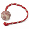 Julius K9 Natural Rubber Ball Line - gumená loptička s povrazom pre psov - S