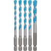 Bosch Sada vrtákov EXPERT HEX-9 MultiConstruction, 5,5/6/6/7/8 mm, 5 ks 2608900586