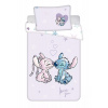 Jerry Fabrics Obliečky do postieľky Lilo and Stitch Purple baby 100x135, 40x60 cm