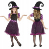 KOSTÝM FIALOVÁ ČARODEJNICA HALLOWEEN 116