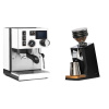 Rancilio Silvia BC PID, white + Eureka Mignon Zero 65 Speedy, CR black