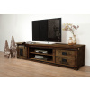 Bighome - TV-komoda mango 200x55x50 hnedá lakovaná IRON