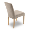 Eurofirany Zamatový poťah na stoličku bežový bežová Polyester UNI