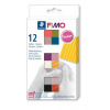 Modelovacia hmota, sada, 12x25 g, na vypálenie, FIMO Soft Fashion, 12 rôznych farieb