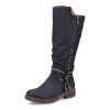 Dámske čižmy RIEKER Z4759-01 čierna W5 42