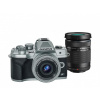 Digitálny fotoaparát Olympus E-M10 Mark IV 1442 EZ + 40-150mm II R Pancake double zoom kit silver/silver/silver