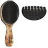 Olivia Garden Barber Palm Wave Brush - Štýlová drevená dlaňová kefa na fúzy 0 ml
