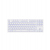Genesis herní mechanická klávesnice THOR 404/RGB/Gateron Yellow Pro/Drátová USB/US layout/Bílá (NKG-2070)