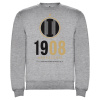Superfutbal Pánska mikina Nerazzurri 1908, sivá melírová Veľkosť: M