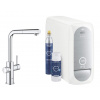 Grohe Blue Home - Páková drezová batéria s filtračnou funkciou a chladiacim zariadením, chróm 31539000