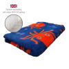 DRYBED Premium Vet Bed Chobotnice modrý 150 x 100 cm