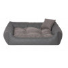 FANCY obdĺžnikový pelech pre psa, tmavo šedý - 65 cm x 55 cm