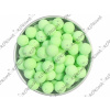 Sklenená korálka matná 8mm 10 ks - pastelová zelená