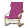 Dekoria Poťah s výplňou na kreslo Poäng, cyklamenová, Poťah na kreslo Poäng - poťah s výplňou, Etna, 705-23