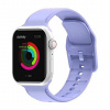 AppleKing jednofarebný silikónový remienok pre Apple Watch 42mm / 41mm / 40mm / 38mm - fialový - možnosť vrátiť tovar ZADARMO do 30tich dní