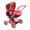 BABY MIX Hlboký kočík pre bábiky Nikolka 67x36x55 plnofarebný motív