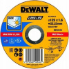DeWALT DT43906 Rezný kotúč plochý HIGH PERFOMANCE na nerez, ø 125 mm