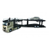 Bburago Mercedes Benz Actros autotransport a VW Polo GTI 1:43