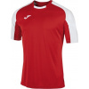 Joma Futbalový dres S/S T-SHIRT ESSENTIAL RED-WHITE Veľkosť: 2XS