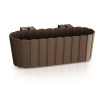 Hrantík na zábradlie balkóna Boardee Brown 38,3 x 21,2 x 13 cm PROSPERPLAST