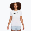 Dámske tréningové tričko Nike Dri-Fit white/black