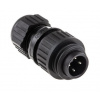 Kulatý konektor, počet kontaktů: 4, Kabel, velikost: M22 Hirschmann, pohlaví kontaktu: Vnější, orientace těla: Rovný