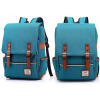Single -Chamber School Backpack Oxford Shades of Blue 17 l (Módny batoh Oxford notebook 15 tyrkysových ročníkov)