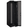 XtendLan 42U/600x1000 stojanový, čierny, perforované dvojkrídlové dvere a chrbát (HPER-42U-610-BLACK)