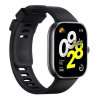 Inteligentné hodinky Xiaomi Redmi Watch 4, čierne (silikónový remienok, sledovanie aktivity, monitor srdcového tepu, GPS, 5ATM, odolné voči vode, 150+ športových režimov)