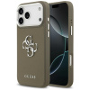 Guess Puzdro Grained Big 4G Classic Logo iPhone 17 Pro Max hnedé