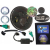 LED lampa s čipmi OSRAM 7 palcov reflektor homologácia