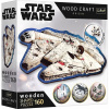 TREFL Wood Craft Origin Star Wars Millennium Falcon 160 dielov