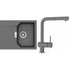 Set Schock S15-4 (dřez Manhattan D-100XS Croma + baterie Epos.120 Croma)
