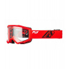 Brýle FOCUS, FLY RACING - USA (červené/černé - číré plexi)