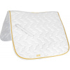 Dečka podsedlová Derby, drezurní, white/gold/white Velikost: FULL