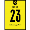 Superfutbal Maketa dresu Borussia Dortmund, žltá Rozmer: A2, Meno a číslo: Emre Can 23