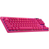 Logitech G PRO X TKL klávesnica Hranie RF Wireless + Bluetooth QWERTY US International Ružová (920-012159)