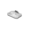 DURAVIT 1930 závesné umývadielko s otvorom, s prepadom, 500 mm x 365 mm, s povrchom WonderGliss, 07855000001