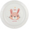 CANPOL 4/411 Plastový tanier Cute Animals ružový