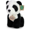 RAPPA Plyšová panda sediaca 18 cm, Eco-Friendly 8590687848030