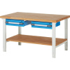 Dielenský stôl, stavebnicový systém ,2 zásuvky 150 mm, hĺbka 900 mm EUROKRAFTpro
