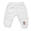 Pletené dojčenské nohavice Hand Made Baby Nellys, biele 80/86 (12-18m)