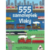 555 samolepiek - Vlaky