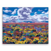 Maľovanie podľa čísel - Divoké kone na lúke - 100x80 cm, plátno vypnuté na rám - výroba CZ