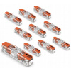 10 x RÝCHLOSPOJKA WAGO 221-2411 PRIECHODNÁ 2x4 mm