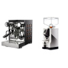 Rocket Espresso Appartamento TCA, black/copper + Eureka Mignon Perfetto, CR chrome