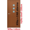Soft Vchodové plastové dvere Ella 110x200 cm - Akce!