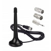RÁDIOVÁ ANTÉNA FM 4v1 STOJACA TELESKOPICKÁ 4 ZÁSTRČKY 3 METRE MAGNET